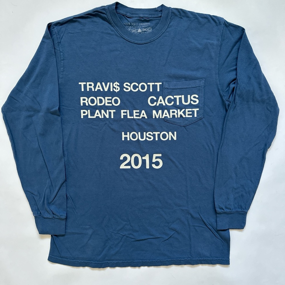 Travis Scott x Cactus plant flea market CPFM Rodeo 10 year anniversary LS shirt